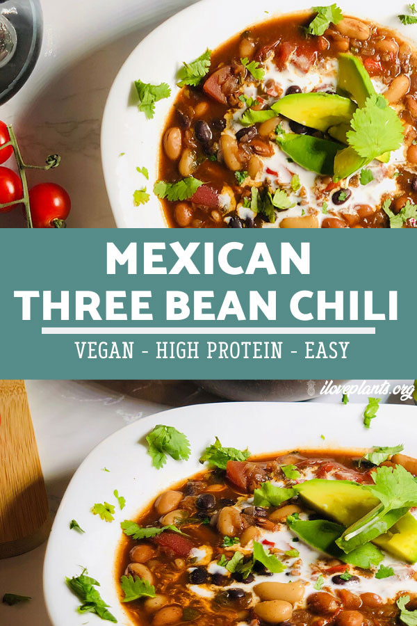 Three beans equals three servings of nutrition including plant based iron. This is a great meatless dinner idea for you and your loved ones #veganrecipes #vegandinner #vegancooking #plantbasedgoodness