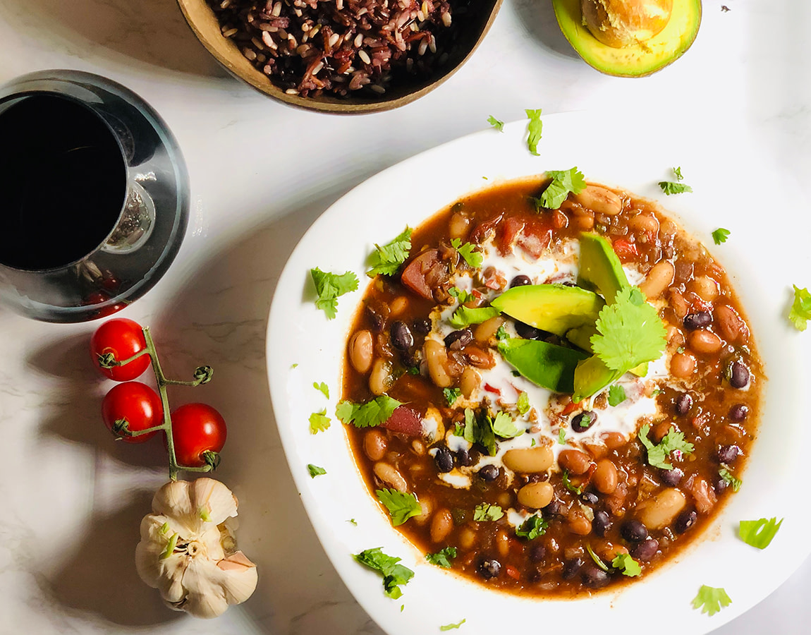vegan dinners Mexican chili