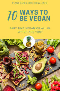 There are many degrees of eating a healthy vegan diet that has proper nutrition #plantbaseddiet #plantbasedeating #vegan