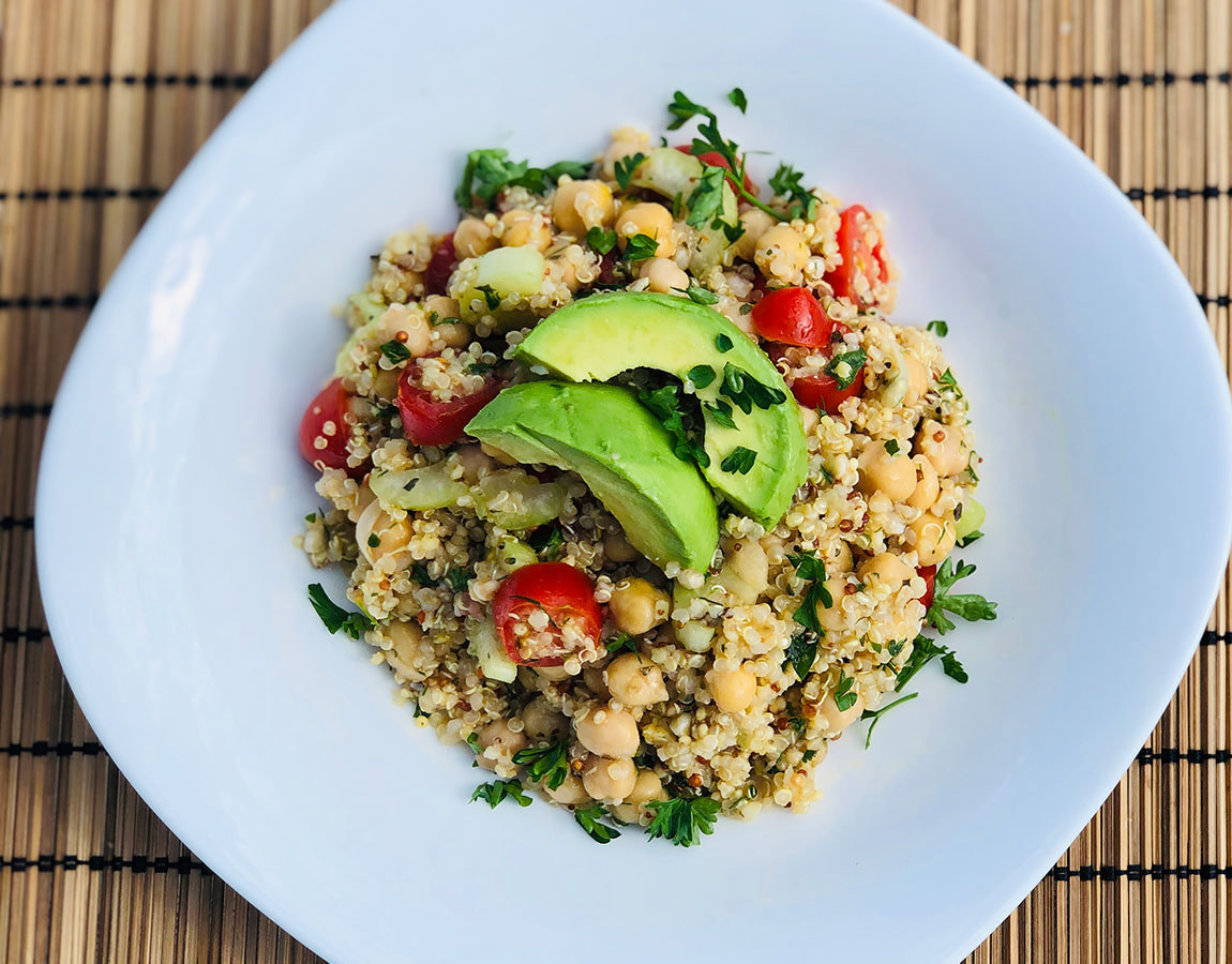 vegan asian quinoa salad recipe